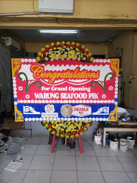 Papan Bunga Ucapan Selamat Celuk Sukawati